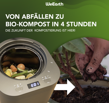 Revolutionäre Kompostierung mit WeEarth: Von Abfällen zu wertvollem Kompost in Rekordzeit